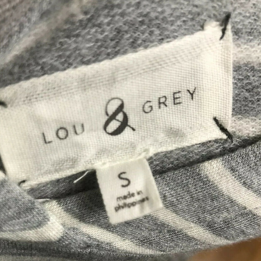 Lou & Grey Striped Dress Bell Sleeve Dress S - Picture 7 of 7